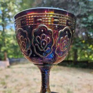 Fenton Glass Goblet